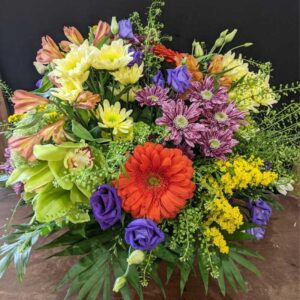 Bouquet champêtre coloré