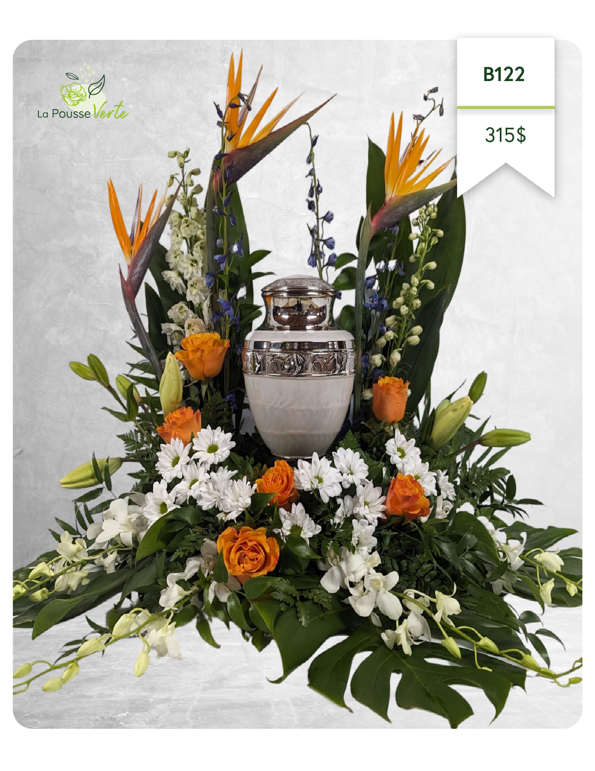 Base d’urne funéraire B-122