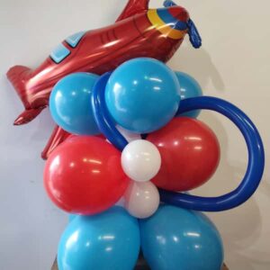Ballon en  3 Colonnes avec Mylar