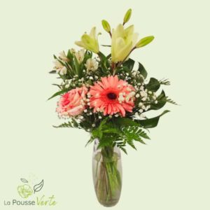Le bouquet et son vase