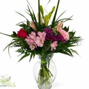 Le bouquet Rose et Rouge St-Valentin