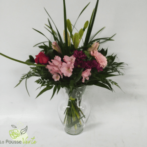 Le bouquet Rose et Rouge St-Valentin