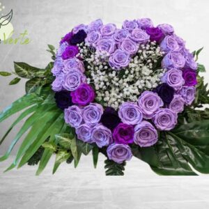 Coussin de rose artificiel
