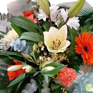 Le bouquet Orange et Blanc