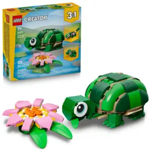 31377  LEGO® Creator : 3-en-1 Tortue avec une fleur de nénuphar
