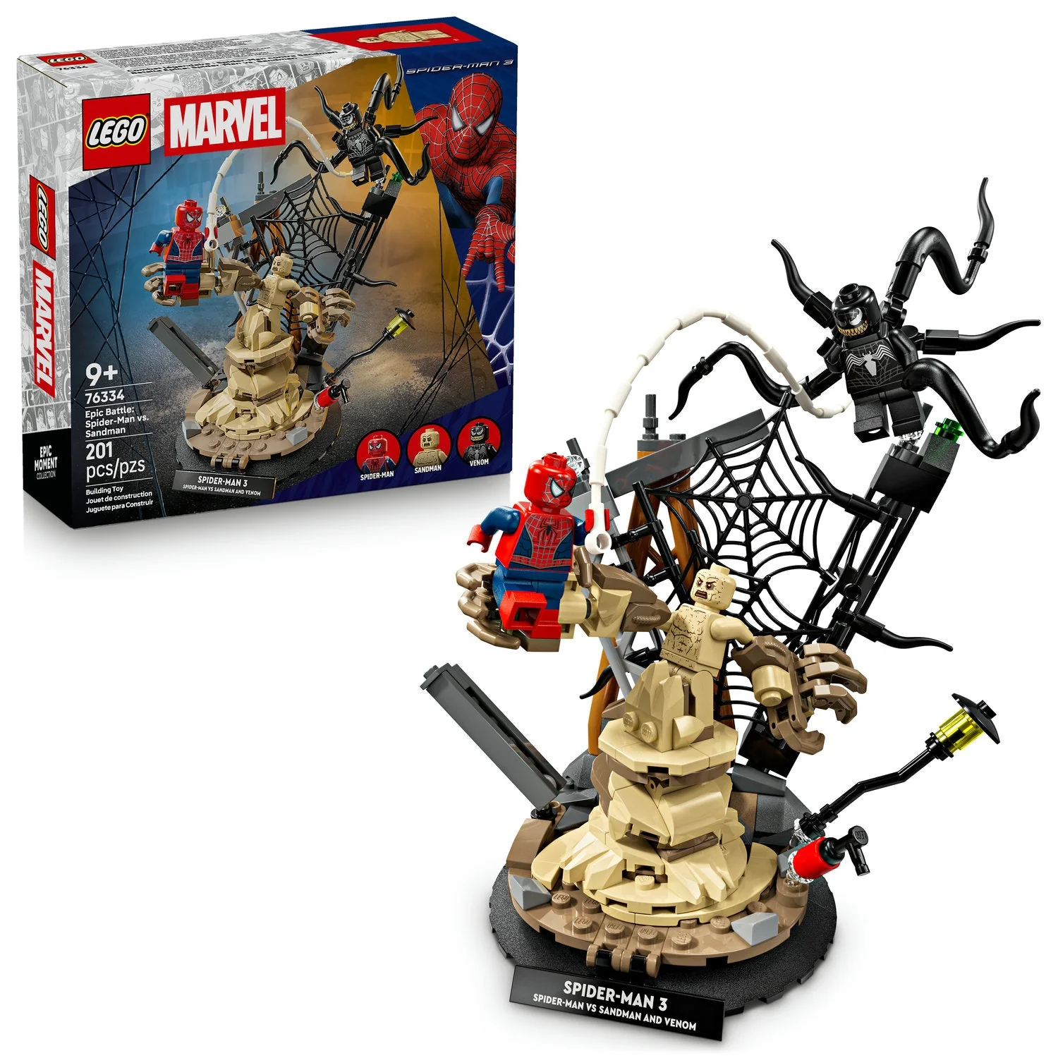 76334 Bataille épique : Spider-Man contre Sandman