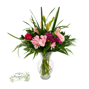 Bouquet rose et mauve